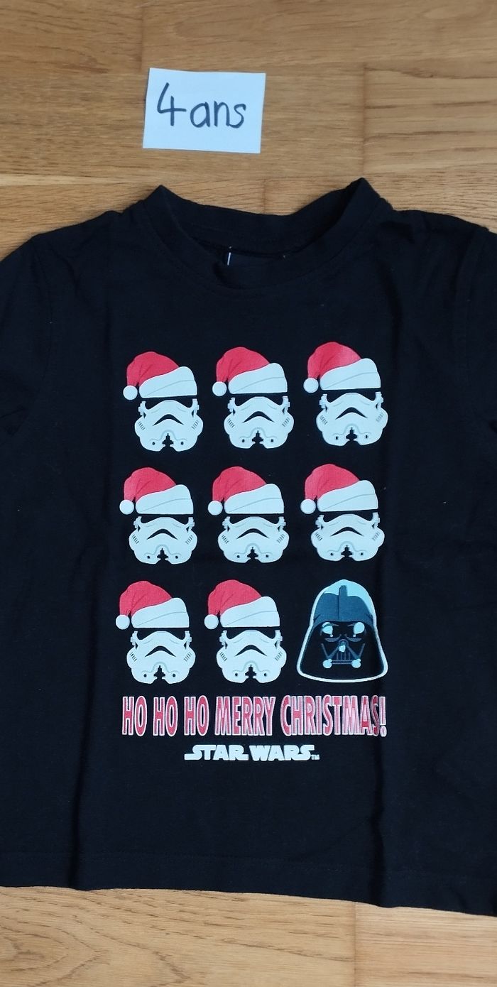 T-shirt garçon 4 ans  Noël - photo numéro 3