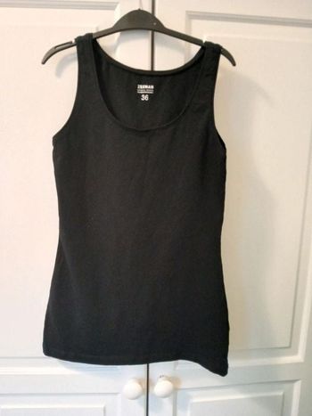 Débardeur long noir 36/S - Zeeman