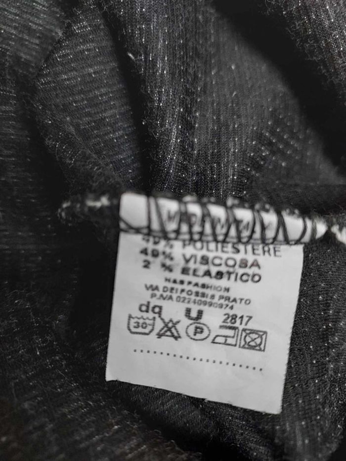 Jolie robe sans manches motif pied de poule - photo numéro 7