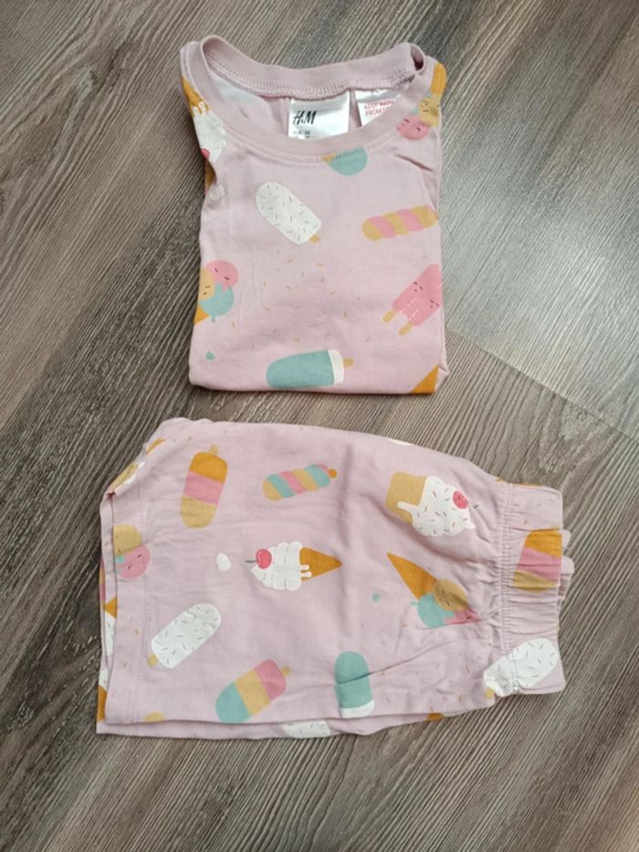 Pyjama short fille marque h&M taille 98 cm