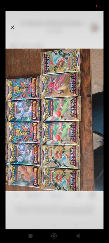LOT DE 16 BOOSTERS CARTES POKÉMON NEUFS - Lost Origin & Astral Radiance