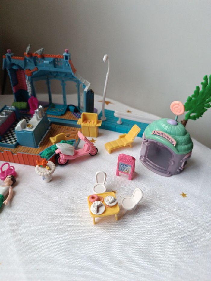 1997 mini pouce confiserie café pâtisserie michelle's génie toy restaurant Polly petite poupée small - photo numéro 3