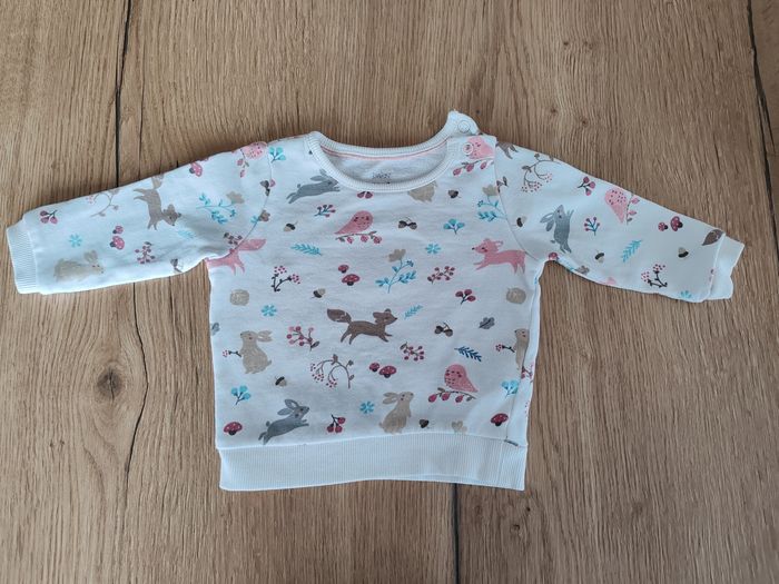 Lot de 2 sweats bébé fille 3 mois - photo numéro 2