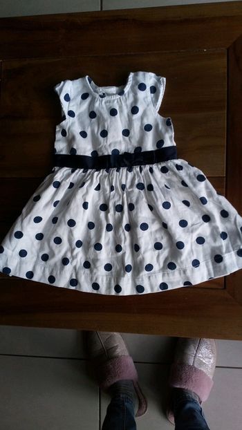 Robe à pois 6 mois