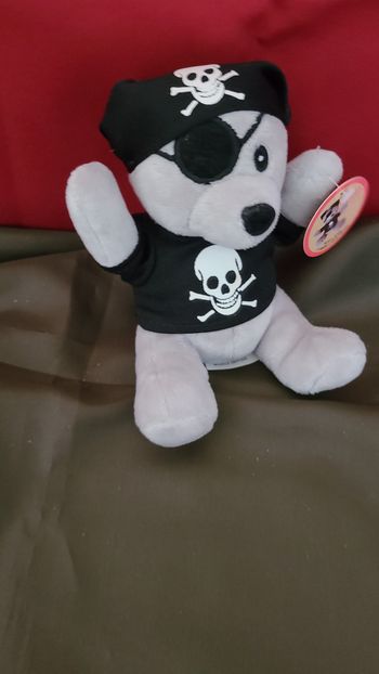 OURS PIRATE EN PELUCHE