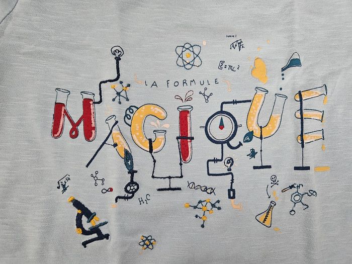 T.shirt manches longues bleu clair Sergent Major 6 ans - photo numéro 2