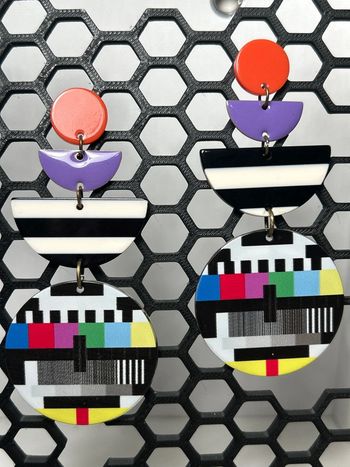 Boucles d’oreilles - La télé en chic