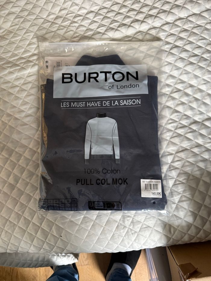 Pull col rond couleur noir - photo numéro 2