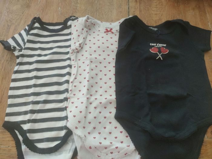 Lot de 3 bodies Vertbaudet