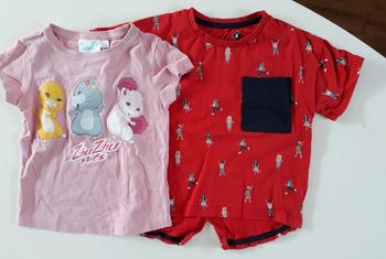 Lot de deux tee-shirts