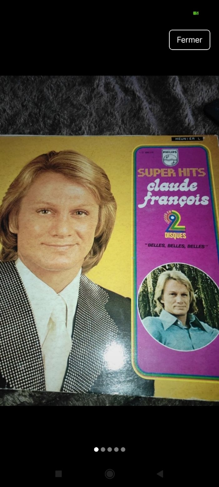 Double vinyle Claude François