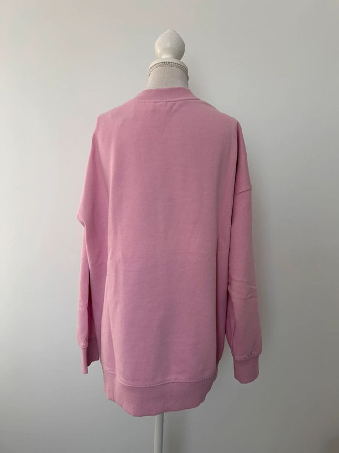 Sweat pull rose haut loose oversize sweat-shirt overhemd Sudadera felpa Sweatshirt h&m S maille - photo numéro 4