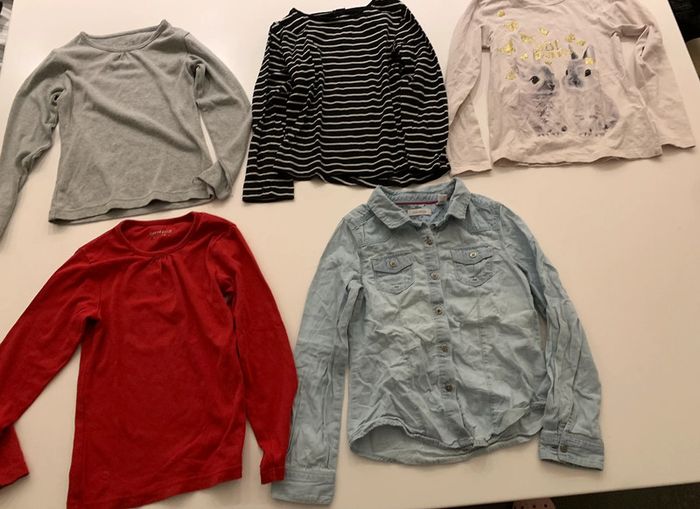 Lot 5 hauts automne/hiver 6ans