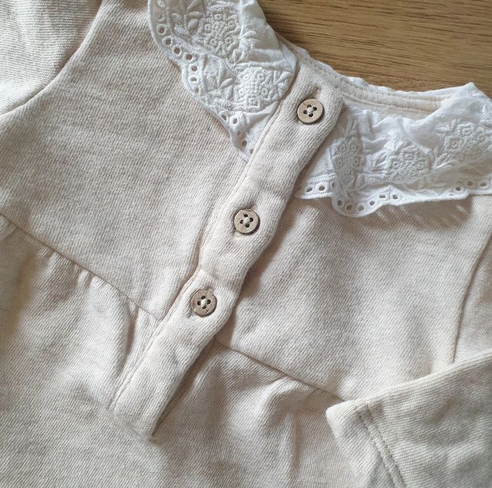 🩷 Robe avec col brodé 3 mois Kiabi #emyfleury_3moisfille - photo numéro 2