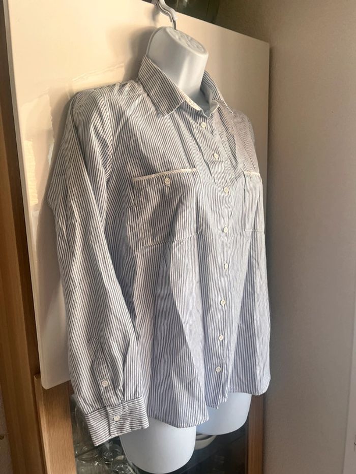 Chemise rayée camaïeu xs