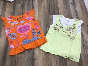 Lot 2 lots tee-shirts 24 mois