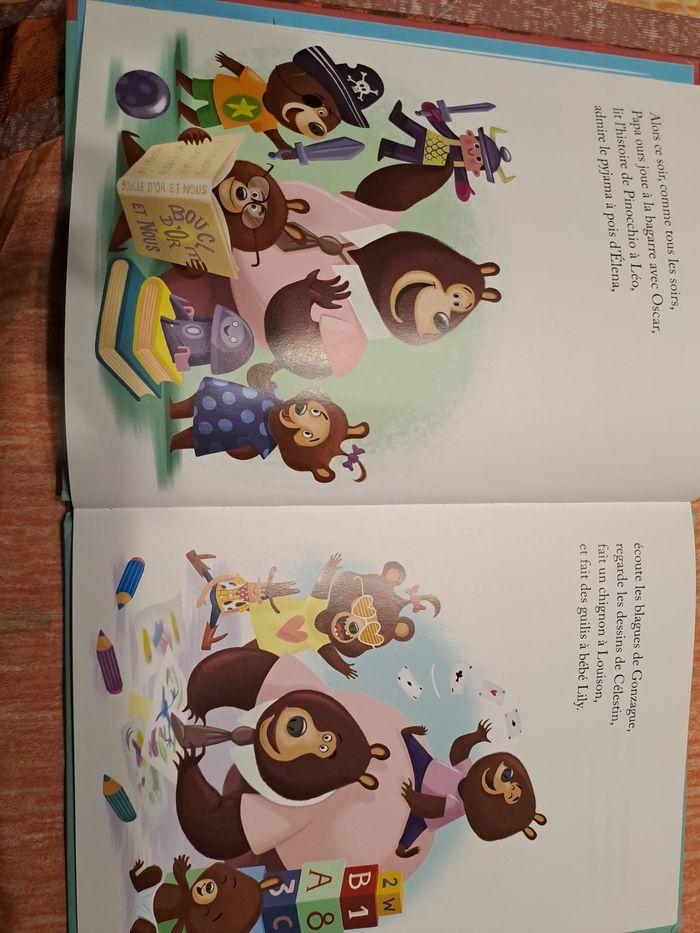 2 livres cache lune et papa bisous - photo numéro 2