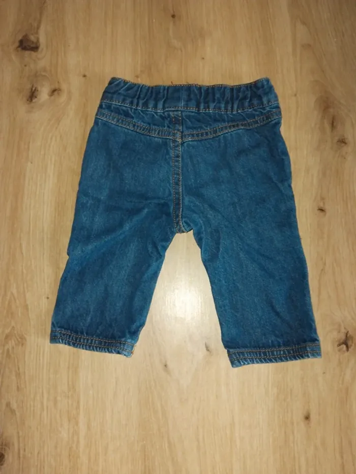 Lots de 2 jeans bébé 3 mois - photo numéro 6