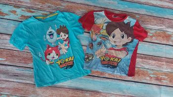 Lot de 2 t shirts yo kai watch 6 ans
