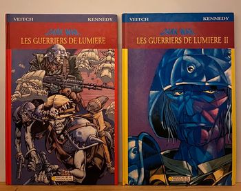Lot 2 BD Dark War 1991 Les Guerriers de Lumières 1 et 2