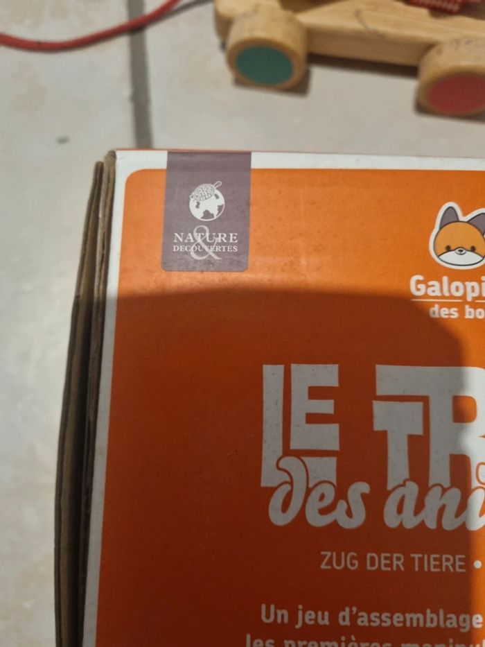 Le train des animaux. Djeco. TBE - photo numéro 5