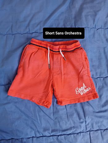 Short garçon taille 5ans Orchestra 