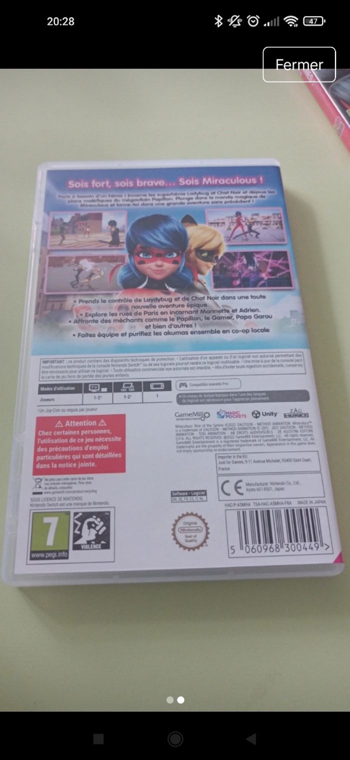 Jeux Switch miraculous - photo numéro 2
