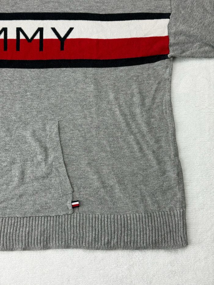 Pull gris Tommy Hilfiger pour homme Logo Tommy Taille XL SMO1525 - photo numéro 5