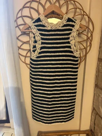 Robe crochet monoprix