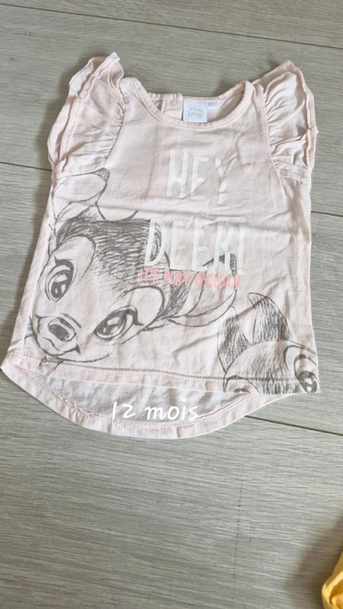 T shirt bambi 12 mois