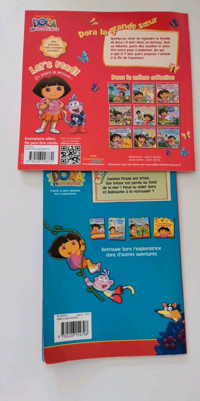 Lot 2 livres Dora - photo numéro 2