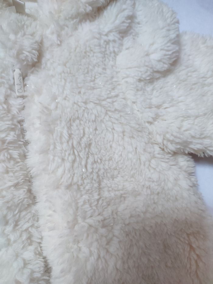 Veste polaire à paillettes bébé fille - 3 mois - Très bon état - Orchestra - photo numéro 7