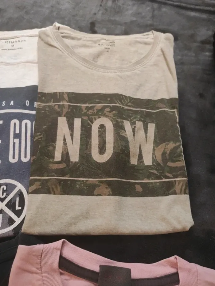 Lot 8 t-shirt homme taille M - photo numéro 6