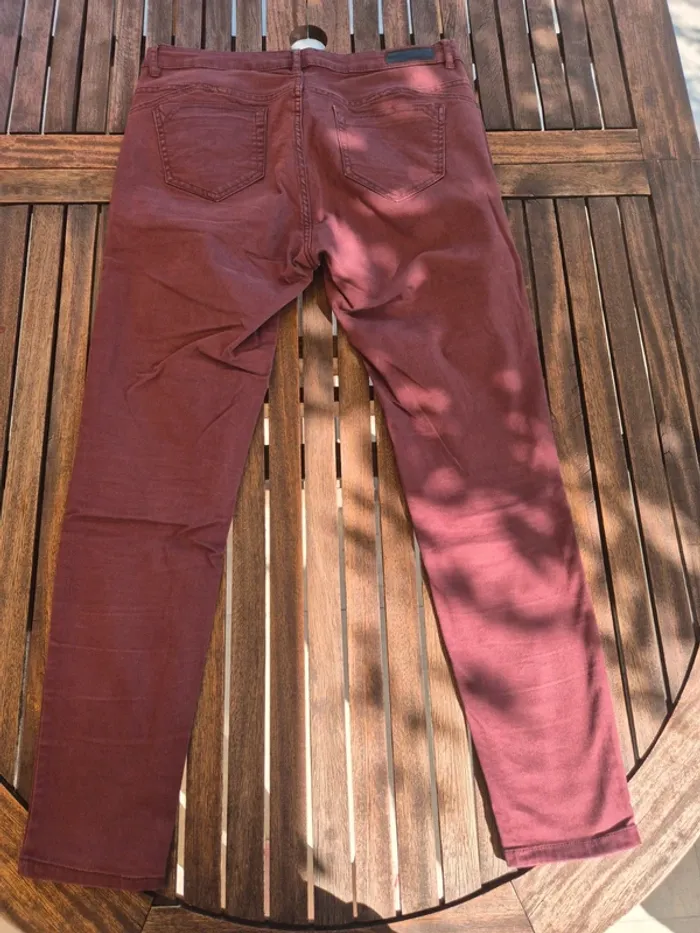 Jean Skinny Bordeaux Pimkie T.42 - photo numéro 3