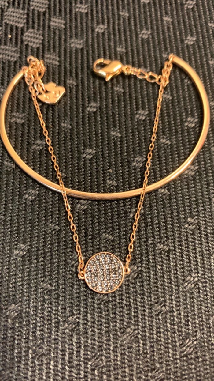Bracelet swarovski ginger jonc