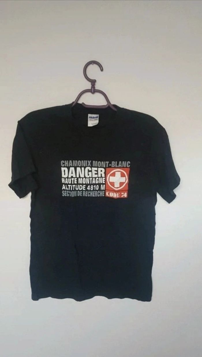 Tee-shirt Noir Chamonix 36 - photo numéro 2
