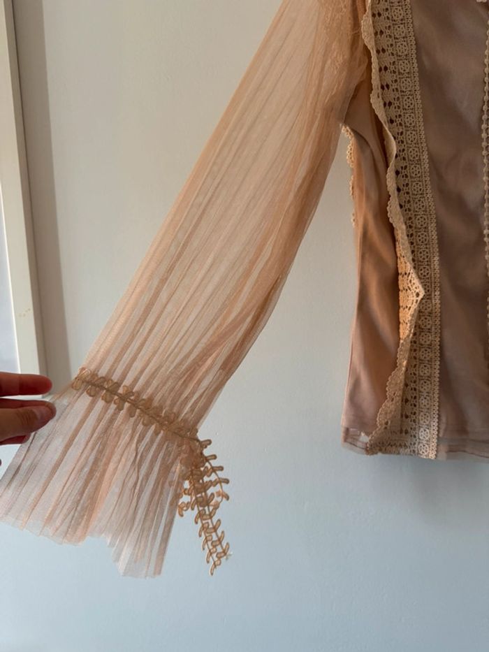 Magnifique haut beige rosé Molly Bracken - photo numéro 2