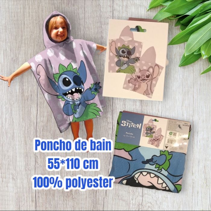 Poncho de bain stitch disney