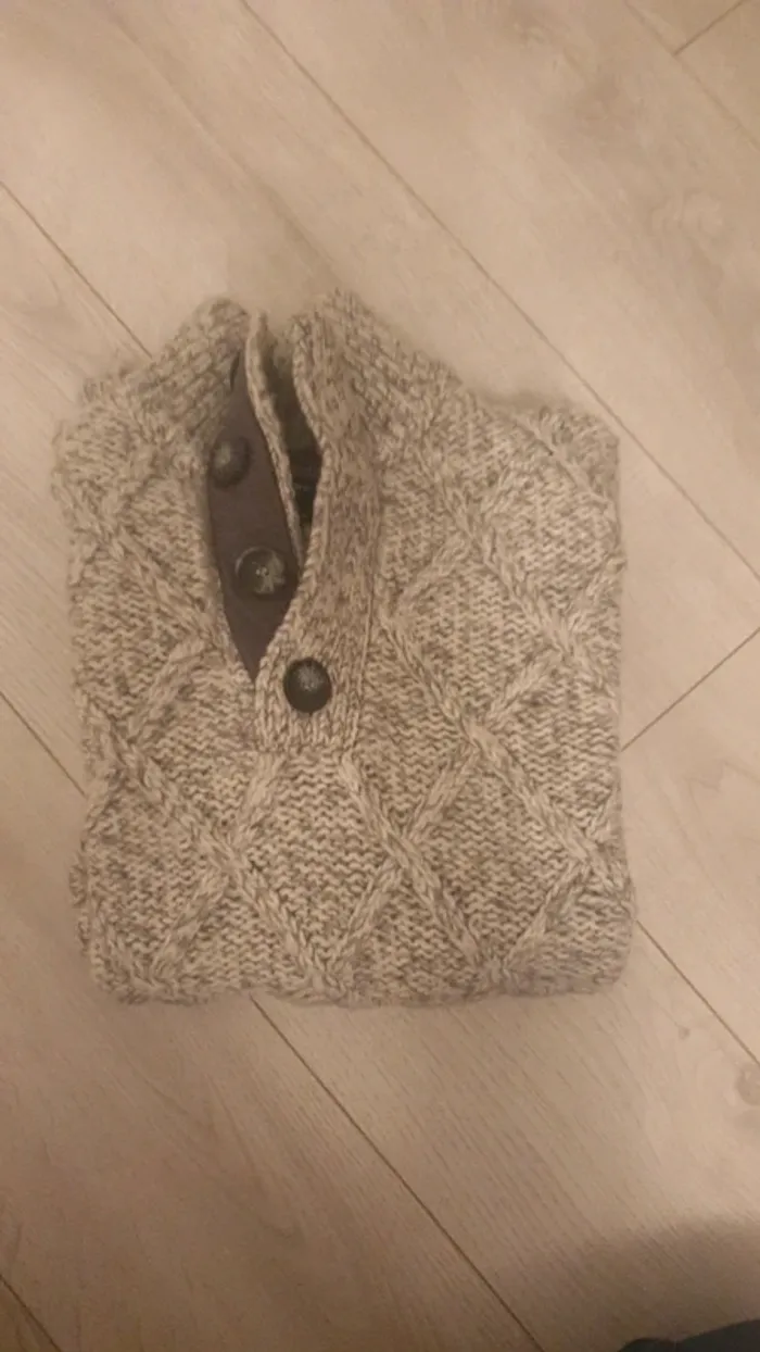 Pull gris chiné celio - photo numéro 6