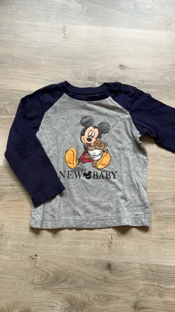 T-shirt lances longues Mickey