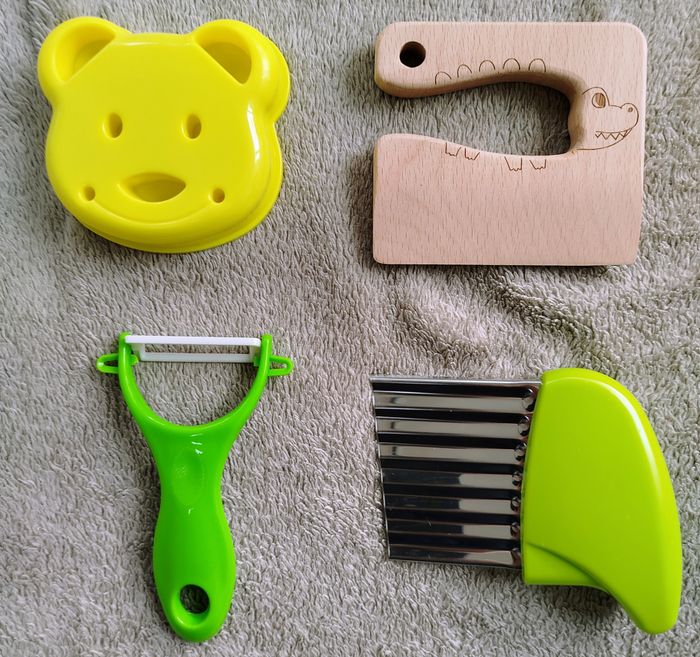 Ustensiles Montessori 17Pcs  pour cuisine enfant - kit complet sécurisé et éducatif - photo numéro 3