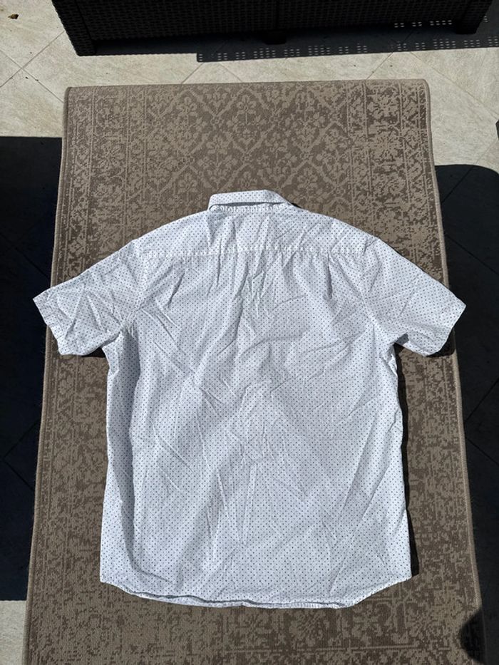 Chemise Michael Kors à pois bleu – Taille L - photo numéro 7