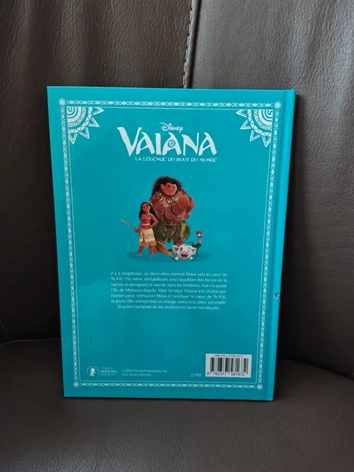 Bd Vaiana Disney livre - photo numéro 3