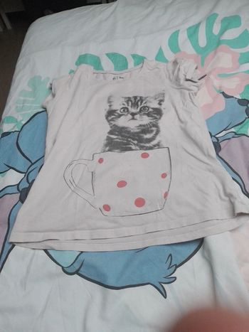 Tee-shirt chat  12ans