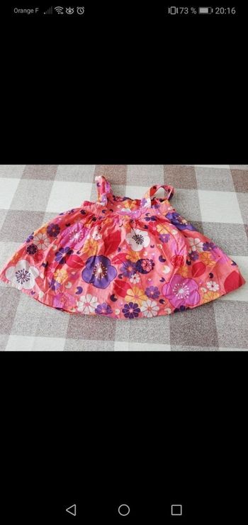 Haut 126 cm fleuris à bretelles la redoute 2€5