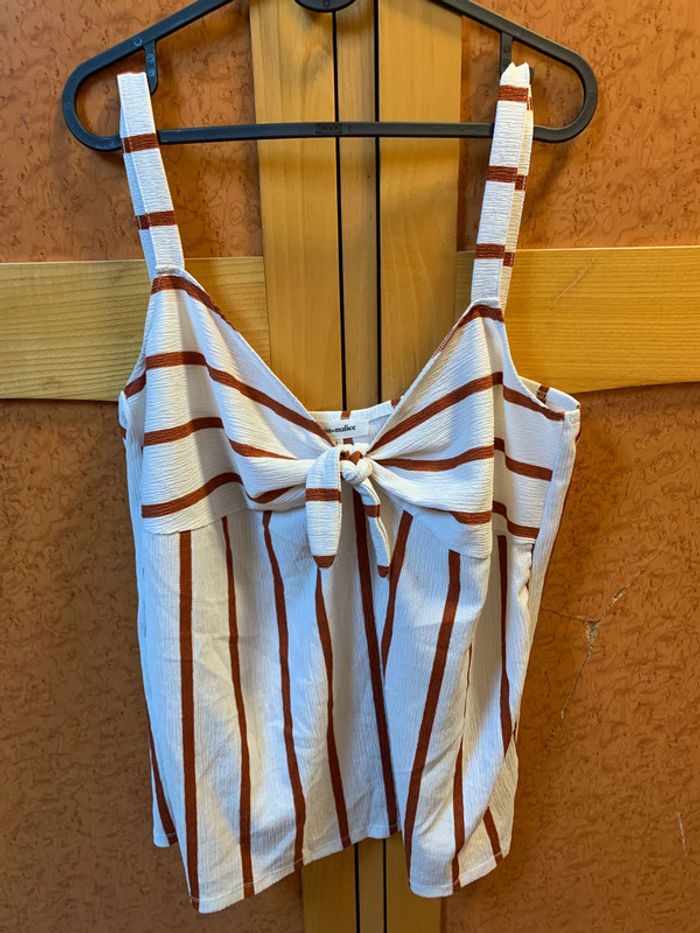 Joli débardeur Grain de Malice taille L