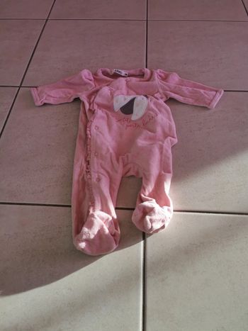 Pyjama velours 3 mois