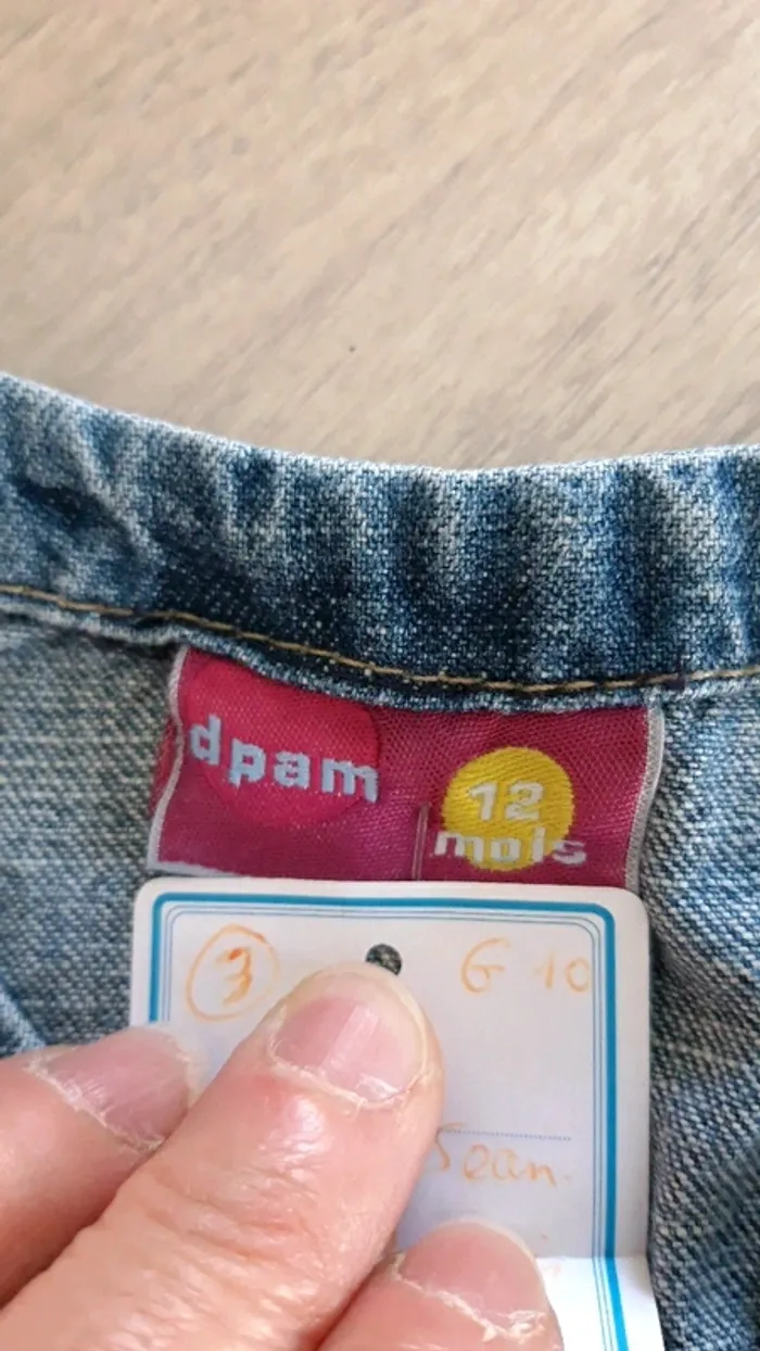 Robe jean 12 mois - photo numéro 3