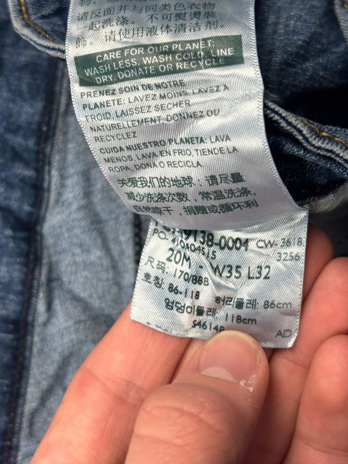 Jean pantalon slim signature levis bleu W35 L32 - photo numéro 10