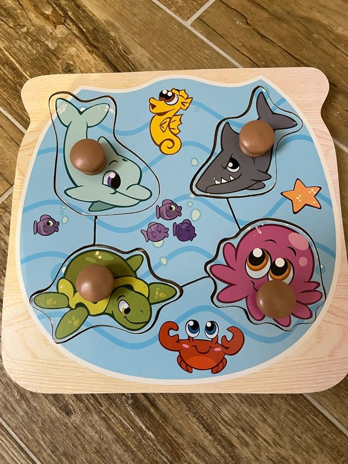 Lot puzzle en bois - photo numéro 4